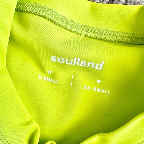 NWT Soulland Mira Top in Highlighter Yellow in Size XS - Picture 6 of 9